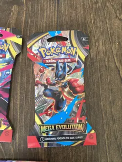 Pokemon Blister Lot (5 Packs) 3 Mega Evolution + 2 Temporal Forces Blister Packs - Image 5
