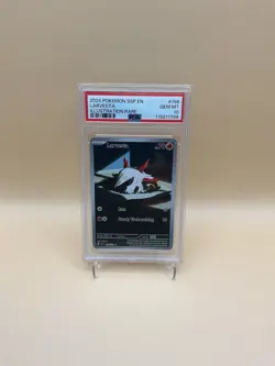 Larvesta Illustration Rare 196/191 Surging Sparks SSP Pokemon 2024 PSA 10 - Image 1