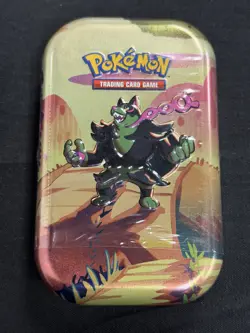 Pokemon TCG Shrouded Fable Mini Tin - Okidogi - Sealed - Image 1