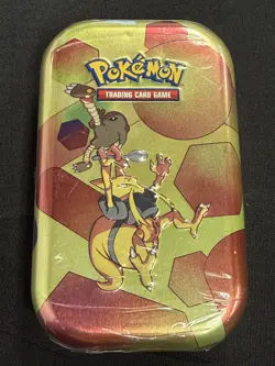 Pokemon TCG 151 Mini Tin - Kadabra & Hitmonlee Art - Sealed - 2 Packs + Coin - Image 1