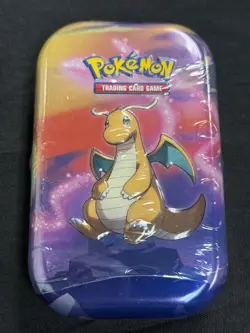 Pokemon TCG Mini Tin - Dragonite Cosmic Artwork - Sealed - Image 1