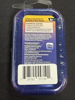 Pokemon TCG Kanto Friends Mini Tin - Pikachu & Vulpix - Factory Sealed - Image 2