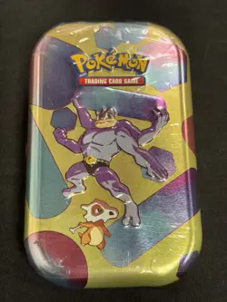 Pokemon TCG Mini Tin - Machamp & Cubone Artwork - Sealed - Image 1