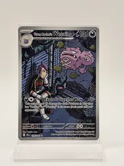 Team Rocket's Weezing - 199/182 Destined Rivals Illustration Rare Pokemon - Image 1