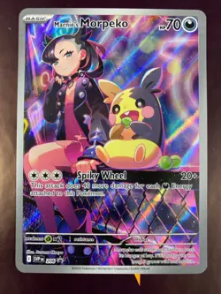Pokemon TCG Scarlet Violet Promo Marnie's Morpeko SVP206 Rival Battle Deck - Image 3