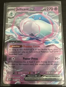 Pokemon White Flare Jellicent ex 45/86 Holo Double Rare NM - Image 1