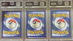 PSA 9 GEODUDE 47 GRAVELER 37 GOLEM 36 FOSSIL 1ST EDITION POKEMON MINT - Image 2