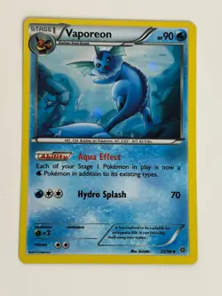 2015 Tin Vaporeon 22/98 XY Ancient Origins Promo Cosmos Foil Holo Pokemon TCG NM - Image 1