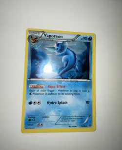 2015 Tin Vaporeon 22/98 XY Ancient Origins Promo Cosmos Foil Holo Pokemon TCG NM - Image 2