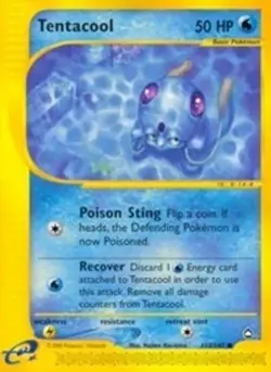 Tentacool (#113/147) E - Aquapolis MP Pokemon - Image 1