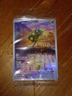 Teal Mask Ogerpon 🍃 - SVP123 Twilight Masquerade ETB Black Star Promo, Sealed - Image 2