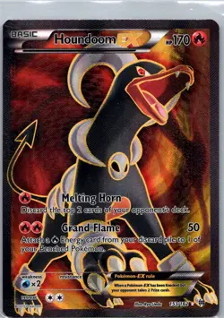 Pokemon TCG Houndoom-EX 153/162 BREAKthrough Holo MP - Image 1
