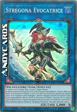 STREGONA EVOCATRICE (Summon Sorceress) • Super R • SOFU ITSE2 • YUGIOH ANDYCARDS - Image 1