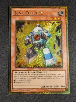Yu-Gi-Oh! Junk Changer PGL3-EN002 1st Edition Secret Rare NM - Image 1
