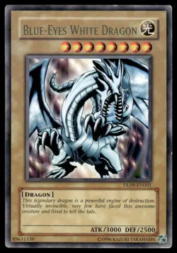 YuGiOh Duelist League Promo Blue-Eyes White Dragon (Green) #DL09-EN001 NM - Image 1