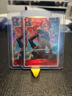 2x Sanji OP10-005 Royal Blood Foil Card Near Mint Condition - Image 1