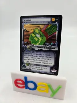 Focusing HOLO FOIL Rare LIMITED 115 Dragon Ball Z Score TCG 2001 DBZ CCG Card - Image 1