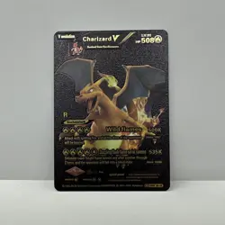 Charizard V Evolution 508HP Black Foil Fan Art Card SMP 26-43 V2 NM - Image 1
