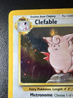 Clefable 005/130 Base Set 2 Holo Rare Pokemon Card 2000 - Image 4