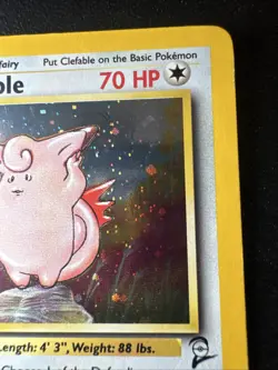 Clefable 005/130 Base Set 2 Holo Rare Pokemon Card 2000 - Image 5