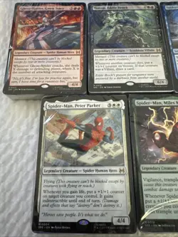 Magic: The Gathering Spiderman Welcome Decks (All 5 Colors / 30-Card Decks) - Image 2