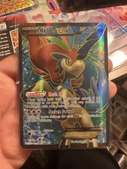 Pokemon Keldeo EX Boundaries Crossed 142/149 Ultra Rare Full Art Holo Card - Image 1