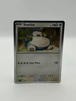 Snorlax SVP122 Black Star Promo Cosmo Scarlet & Violet Holo Pokemon Card - Image 1