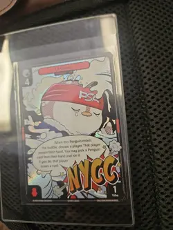 Vibes Tcg NYCC Exclusive 2025 Promo Lil Comic Penguin Card - Image 1