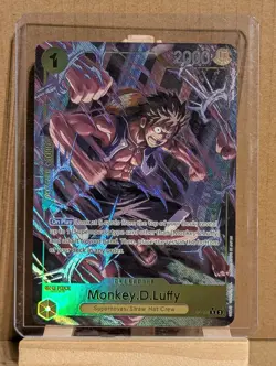 One Piece Card Game: Monkey D Luffy Custom Card Proxy Rare OP10-111 SR Supernova - Image 1