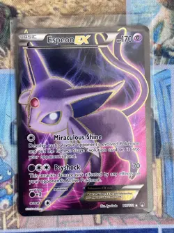 Pokemon TCG Espeon EX Holo Full Art Ultra Rare Card 117/122 XY Breakpoint - Image 1