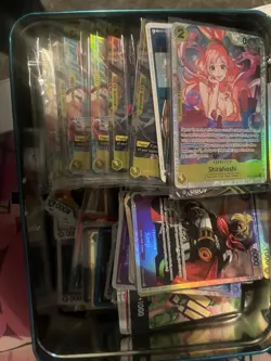 One Piece CCG Rare Card Lot With Sealed Promos - Image 1