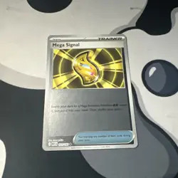 Mega Signal 121 2025 Pokemon Mega Evolution Reverse Holo Card NM+ - Image 1