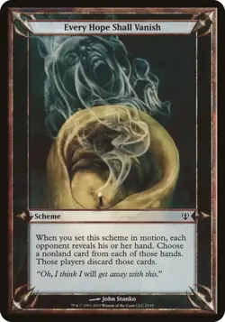 Every Hope Shall Vanish - Oversized Archenemy MP MTG - Image 1