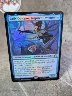 MTG, Lady Octopus, Inspired Inventor (#035) Spider-Man, Non-Foil, NM Rare - Image 1