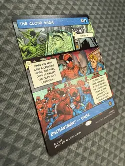MTG The Clone Saga #0219 Borderless Rare Marvel’s Spider-Man (SPM) - Image 2