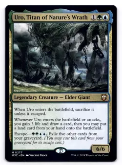 Uro, Titan of Nature's Wrath NM Commander: Modern Horizons 3 0277 MTG Regular - Image 1