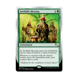 WOTC Mtg Unstable Ineffable Blessing - C (R) (Foil) NM - Image 1