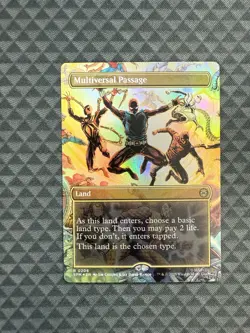 MTG Multiversal Passage #0206 Foil Borderless Rare Marvel’s Spider-Man (SPM) - Image 1