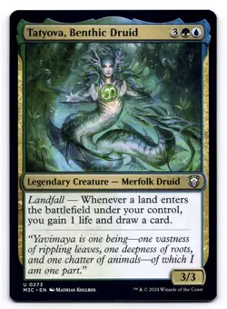 Tatyova, Benthic Druid NM Commander: Modern Horizons 3 0273 MTG Regular - Image 1