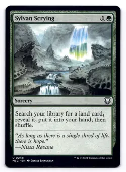 Sylvan Scrying NM Commander: Modern Horizons 3 0248 MTG Regular - Image 1