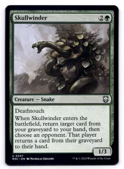 Skullwinder NM Commander: Modern Horizons 3 0247 MTG Regular - Image 1