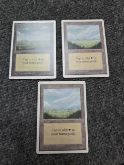 MTG Magic the Gathering Plains Unlimited Edition Lp/Nm Condition - Image 3