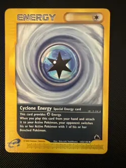 Cyclone Energy 143/144 Skyridge Pokemon Near Mint S543 - Image 1