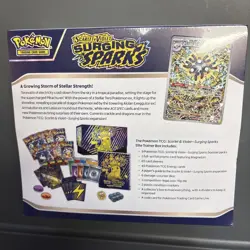 New & Sealed Pokemon TCG Scarlet & Violet Surging Sparks Elite Trainer Box - Image 3
