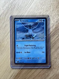 Articuno 032/159 Holiday Calendar 2025 Festive STAMP Promo Pokemon TCG - Image 1