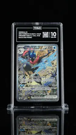 Pokemon TCG: Greninja ex SVP 132 Special Illustration Promo TAG 10 GM F5613290 - Image 1