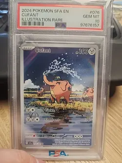 Cufant #076 PSA 10 - 2024 Pokemon SV Shrouded Fable - Image 1