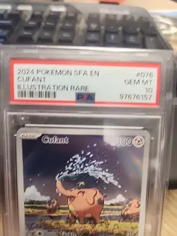 Cufant #076 PSA 10 - 2024 Pokemon SV Shrouded Fable - Image 2