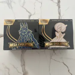 Pokemon Mega Evolution Elite Trainer Box Set of 2 ETB - Image 1