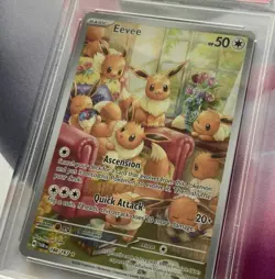 2024 Pokemon Twilight Masquerade Eevee 188/167 Illustration Rare PSA 10 - Image 2